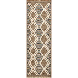 Acheter Jardindeco Tapis intérieur extérieur aspect jute bleu Tijuana 9048 170 x 120 cm.