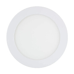 Ledkia Dalle LED 12W Ronde Extra-Plate Coupe Ø 155 mm Blanc froid 5000K