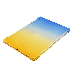 Avis Coque en TPU coussin d'air coloré bleu/jaune pour votre Apple iPad 10.2 (2019)