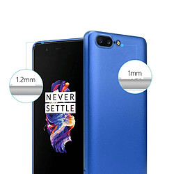 Cadorabo Coque OnePlus 5 Etui en Bleu pas cher