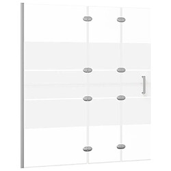 vidaXL Cabine de douche pliable ESG 120x140 cm Blanc