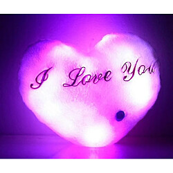 Universal Oreiller en forme de coeur en peluche - LED brillant pas cher