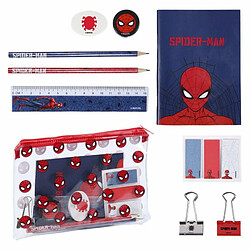 set papeterie scolaire spiderman