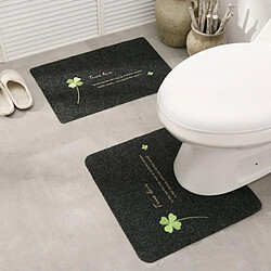 Avis Tapis De Plancher De Tapis De Toilette En U En Forme De Tapis Antidérapant En TPR 50x50cm / 20x20 ''