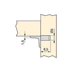 Avis Emuca Pied réglable pour meuble, réglable 118 -160 mm, Plastique, Noir, 4 ut.