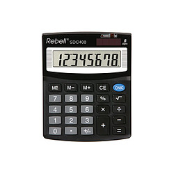 Rebelle Rebell Calculatrice de bureau SDC 408, noir ()