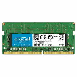 Crucial SO-DIMM DDR4 16 GO 2666 MHZ CL19 DUAL RANK X8