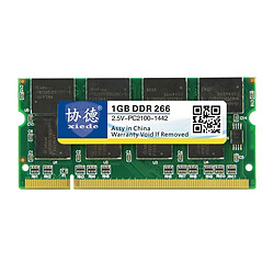 Wewoo Mémoire vive RAM DDR 266 MHz 1 Go Module de à compatibilité totale avec ordinateur portable