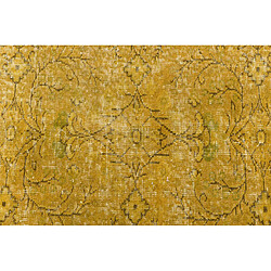 Vidal Tapis de laine 328x150 jaune Ultra Vintage