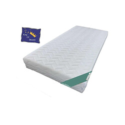 Matelas mousse moonia 200 x 200 x 19 cm mousse tres ferme 55.0