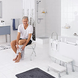 Avis RIDDER Tabouret pliable de salle de bain 110 kg Blanc A0050301