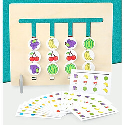 Acheter Totalcadeau Jeu d'apprentissage correspondance 2 faces jeu Montessori reproduction