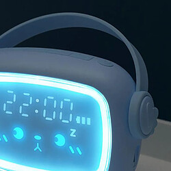 Réveil Pour Enfants Veilleuse Pour Chambre à Coucher Enfants Sleep Trainer Light Blue pas cher