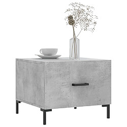 Avis Maison Chic Lot de 2 Tables basses,Table Console pour salon gris béton 50x50x40 cm bois d'ingénierie -MN56846