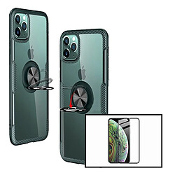 Kit Coque 3x1 Phonecare Clear Armor + Verre Trempé 5D Full Cover - Iphone 11