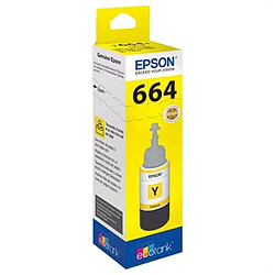 Totalcadeau Cartouche d’encre authentique Epson T66 - Tonner encre pour imprimant Couleur - Cyan pas cher