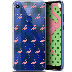 Caseink Coque Pour Huawei Honor 8A (6.1 ) [Gel HD Collection Pattern Design Les flamants Roses Dots - Souple - Ultra Fin - Imprimé en France]