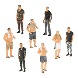 Acheter Figurines Miniatures 1/64 Action Modèle De Poupée De Personnage Style D'affichage 1