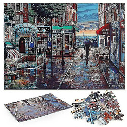 Avis Universal Puzzle de puzzle de la ville française, 1000 PCS Puzzle de décompression pédagogique, mur D