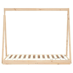 Acheter Maison Chic Lit simple Cadre de lit pour enfant,Lit d'Enfant Moderne 70x140 cm bois de pin massif -MN74586