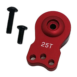 Acheter 1/10 RC Voiture Direction Servo Corne Bras 25 Dents Dents 25T Servo Corne Rouge