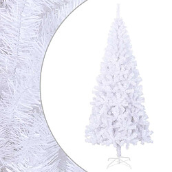 vidaXL Sapin de Noël artificiel L 240 cm Blanc