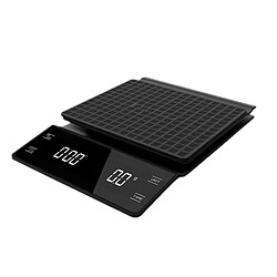 Universal 3kg/0,1g de café électronique avec minuterie, balance de cuisine numérique de haute précision, minuterie, équilibrage du poids du café, pas de batterie.