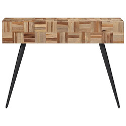 Maison Chic Table console | Meuble d'entrée | Table d'appoint 110x34x80 cm teck de récupération massif -GKD85893