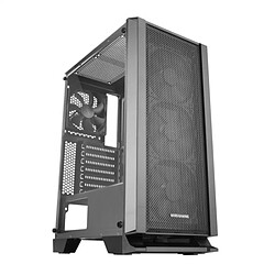 Mars Gaming MC-MASTER Professional Mid-Tower - 4 Ventilateurs Silencieux - Support Refroidissement Liquide - Fenêtre en Verre Trempé - Couleur Noir