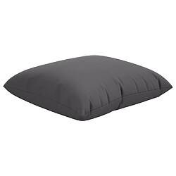 Acheter vidaXL Coussins de canapé lot de 4 anthracite 50x50 cm tissu