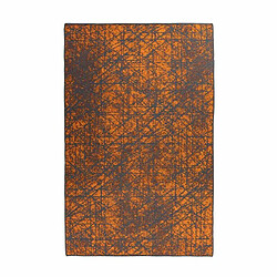 Paris Prix Tapis Tissé à Poils Courts Vintage Kalevi Orange 120 x 170 cm