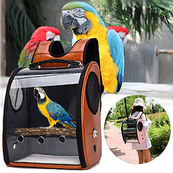 Universal Sac à dos d'oiseau extérieur avec éleveur perroquet transporteur cage sac de perroquet avec perche en bois animal de compagnie espace respirant capsule sac à dos nid d'oiseau pas cher