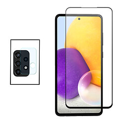 PHONECARE Kit Film Caméra Arrière + Film de Verre Trempé 5D Full Cover pour Samsung Galaxy A72