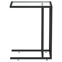 Acheter Maison Chic Table d'appoint | Table Basse ordinateur Transparent 50x35x65 cm Verre trempé -GKD30936