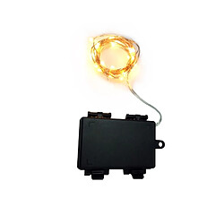 25 - LED Gold Wire 8 - Guirlande lumineuse décorative avec boîtier de batterie