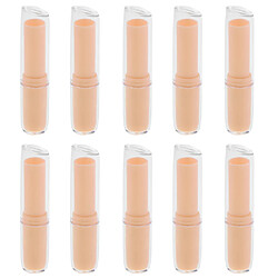 10 Pcs Vide Rouge À Lèvres Tube Baume À Lèvres Contenant DIY Cosmétique Maquillage Outils Orange