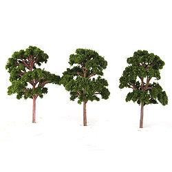 30/ Set Arbre Modèle Cyprès Pin + Banyan en Plastique pour Table en Sable Paysage de Ferroviaire pas cher