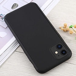 Wewoo Coque Rigide Pour iPhone 11 Shockproof PC Etui de protection à couverture totale avec film de verre trempé Noir