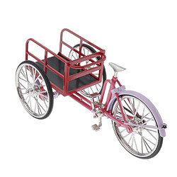 Avis Échelle 1:10 Alliage Diecast Racing Tricycle Vélo Modèle De Jouet Table Décor Rouge