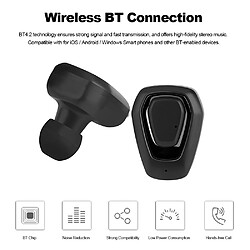 Avis A7 TWS Vrai Casque Bluetooth Sans Fil Écouteurs Invisibles Écouteurs Stéréo Intra-Auriculaires avec Mains Libres avec Microphone