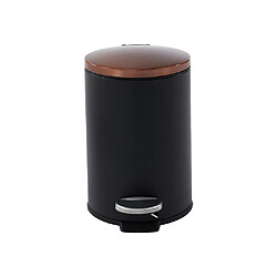 Acheter Vente-Unique Lot de 2 poubelles à pédale en inox - 30L et 3L - Noir et cuivré - PIRA