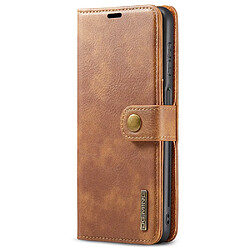 Etui en PU DG.MING détachable 2 en 1 marron pour votre Samsung Galaxy A13 5G