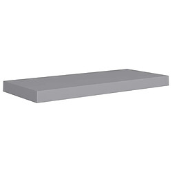 vidaXL Étagère murale flottante gris 60x23,5x3,8 cm MDF