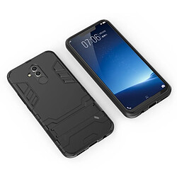 Wewoo Coque TPU antichoc pour HuMate 20 Lite, avec support (Noir)