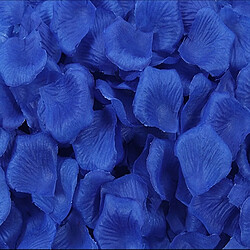 Wewoo Fleurs Artificielles 1000 PCS Mariage Artificielle De Pétales De Rose Décorations De Bleu Foncé