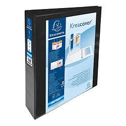 EXACOMPTA Classeur personnalisable Kreacover, A4 Maxi, noir ()