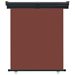 vidaXL Auvent latéral de balcon 145x250 cm Marron