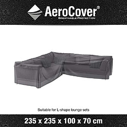 Acheter Aerocover Housse de protection respirante pour ensemble de mobilier extérieur Pour ensemble mobilier angle 235x235x100xH70 cm.