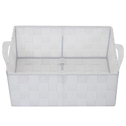 Avis Mendler Panier de rangement HWC-C37, 14x31x23cm ~ blanc