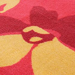 Avis Thedecofactory ROSES - Tapis à motifs fleurs rouge 133x190